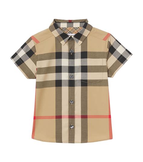 burberry shirt boys sale|shirts for baby boys Burberry.